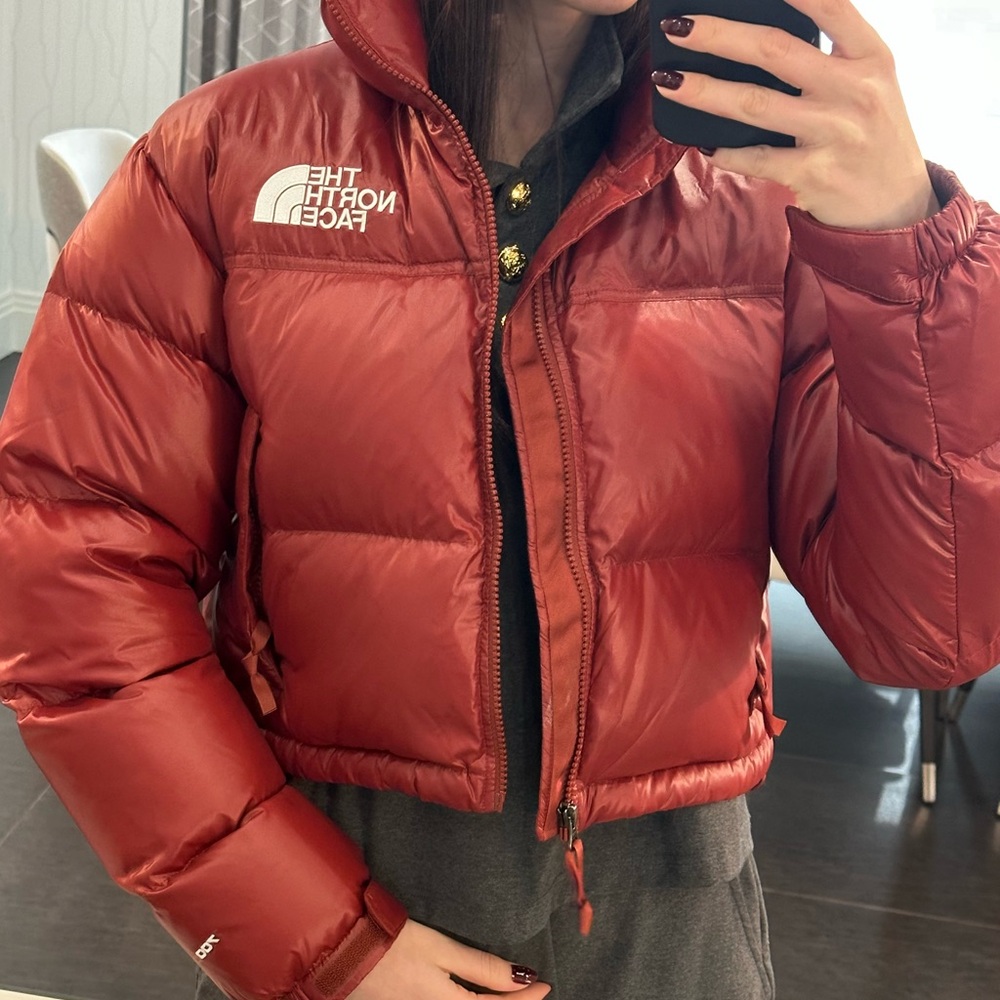 The North Face Red Puffer Jacket